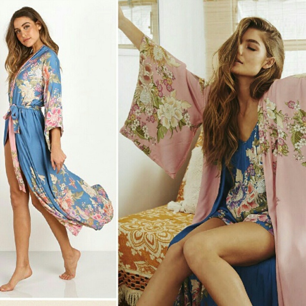 Spell & the Gypsy Blue Skies Reversible Kimono